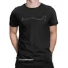 Szalony samolot cirrus minimalistyczny zarys Tshirts dla mężczyzn Premium Cotton Tshirt Aviation Aircraft Tee koszulka dla dorosłych Tops 240419