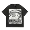 T-shirt maschile Hellstar 2024 Nuova maglietta SS alla moda S-shirt a maniche corte per uomini e donne