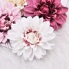 20pcs Dahlia Artificial Silk High Quality Flowers Heads For Wedding Decoration Rose DIY Wreath Scrapbooking Craft Fake Flower 240415