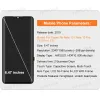 Écrans AMOLED 6.47 "pour Xiaomi MI Note 10 Affichage LCD Xiaomi Mi Note10 Pro Screen Digitizer pour Xiaomi Mi CC9 Pro avec bouton latéral avec bouton latérale