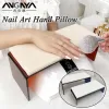 Equipment ins Style Acrylic Nail Hand Rest PU Leather Nail Art Hand Pillow Manicure Table Hand Rest Cushion For Manicure Salon Nail Tools