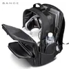 Zaino Bange Sports 15.6 Anti-tronche Waterproof USB che ricarica gli uomini zaini da viaggio per la moda da viaggio da uomo Oxford