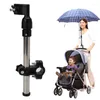 Barnvagnsdelar Mount Stand Accessories Baby Paraply Holder Justerbar vagn Parasolhylla Cykelcykel W3JF