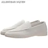 Летнее путешествие LP LP Scese Loafers Men 2024 Новая модная одежда с логотипом повседневная ходьба настоящая кожаная обувь 39-46