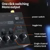Accessoires Channels Stereo -Mixer Fuluode Mini Professional Sound Mixer Audio Mixer Tragbarer Ultra Lownoise Line Mixer für die Aufnahme von Live N