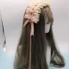 Accessori per bambini elandese per bambini Teste dell'abbigliamento Lolita Accessori spagnoli Accessori Flower Wedding Princess Lace Hair Band Barrettes