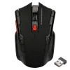 Möss Ny svart trådlös mus USB Optisk mekanisk mus Fast Transmission Gaming Mouse Artificial Body Design Game Wireless Mouse