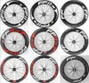 Nyaste 700C 38506088mm spår Fixat växelcykel 3K UD 12K Full kolfiber Tubular Clincher Tubicy Col Bicycle Wheelset7806261