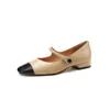 Scarpe casual Esveva 2024 Pompe di punta puntata Pompe in pelle di mucca da lavoro Spring Work British Nobility Woman Dimensioni di colore mista 34-39