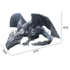 Esculturas Dragon estátua Halloween Combat Dragon Resina Escultura Ornamentos para ao ar livre