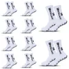 10 Paar Socken Männer Frauen Sportsocken Nicht-Schlupf-Silikon-Fußball-Socken hochwertiger Outdoor-Sport-Baseball-Tennis-Fußball-Socken 240418