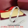 High End jewelry bangles for Carter womens V Gold Plated Fifth Generation Bracelet Eternal Female Chain Couple Stainless Original 1:1 With Real Logo and box