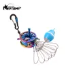 Accessori Filla con serratura pesca portatile fibbia di pesce vivo con bobina in acciaio inossidabile 8 snaps stringer galleggia di pesca bobina marittima