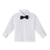 Sets Jungen Hochzeits Geburtstagsfeier Blazer Smoking Jungen Jungen Taufe Outfit -Coathemd Hemd Hose Weste Bowtie Gentleman Anzug Taufe Kleidung