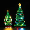 Blokkeert Merry Christmas Decoration Kyglaring LED -kit voor 40573 Kerstboomverlichting Set DIY Toys (niet inbegrepen bouwstenen)