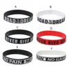 Beaded Q0KE Fashion Inspirational Bracelets Silicone Bracelets Road to the Dream Never Give Up Motivational Bracelets for Gifts 240423