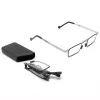 Cadre Nouveau portable Métal rond Pliant Lunettes de lecture Men Anti Blue Light Eyewear Presbyopie Eyeglasses Frame Dioptre +1,0 à +4.0