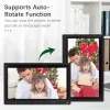 Frame Andoer 15.6"/ 10.1" Digital Photo Frame Desktop Electronic Album IPS Screen Support Photo/Video/Music/Clock/Calendar Function