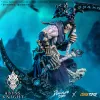 Dockor Presalation Demon Flame X Coser Toys AD005 1/12 Abyss Knight Action Figure Model Full Set 6 "Darksiders Death Horsemen Figure Doll