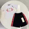 Designer Brand Baby Kids Clothing Set Boys Girls Clothes Summer Tshirts Shorts Tracksuit Barn Youth SHORT SMEEVE SHIRTS Outfits