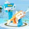 UZI Electric Water Gun Portable High Pressure Automatic Summer Beach Outdoor Pool Fight Fantasy Toys Birthday Gifts for Kids 240420