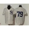 Jerseys de baseball Jersey White Sox 45 # 79 # NOUVEAU