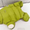 Parkas Cool Dog Jumpsuit Winter Cotton Pet Dog Clothes For Small Medium Dogs Fashion Solid Dog Coats Cloting Yorkshire Terrier Costumes