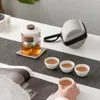 TEAWARE SETS Business Gift Tea Tools Set Ceramics Drinkware Cup Teacup Portable Pot China Full Infuser Travel Kitchen Dining Bar