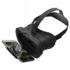 Lunettes Black 96 AR Casque de casque de réalité augmentée Lunettes de réalité pour Google Cardboard 2 Fit 4 56 0 pouces téléphones
