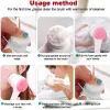 Scrubbers Face Pinsel Handbuch Gesichtsbereinigung Hautpflege Silikon Gesichtsbehebung Dual Gesichtswaschpinsel Tiefes Porene Peeling Make -up Massage