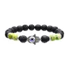 Neuankömmlinge 8mm natürliche Amethyst Lava Steinkügelchen Schutz Hamsa Bracelets Schöne Geschenke für Männer und Frauen