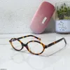 Gafas de sol redondas ovaladas de lujo para mujeres SMU044 Gafas de sol de diseñador de alta calidad Eyewear de estilo clásico al aire libre