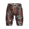 Roupas de banho masculinas Novo verão masculino impressão nadar jammer atlético treinamento shorts shorts nadando troncos de praia calças calças de banho UV UV Arme de banho D240424