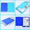 Levertestpapier Bestandsorganisator Clipboard Bestand Box Case Opslag Clipboard Document File Mappen schrijven Clipboard 240416