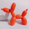 Balloon Dog Animals Statue Sculpture Animaux Gâteau Art Pendant Décoration de table moderne Décoration Home Resint Mat Balloon Party 0424