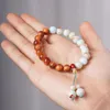 Strand Chen Huabai Jupiter Sea Style Bracelet Size 0.8 Men's And Women's Cultural Playful Prayer Beads Decoration Handheld