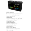 Luftkvalitetsmätare 3in1 CO -temperatur och luftfuktighetstestning Kolmonoxiddetektor Vallarm och elektrisk kvantitet Display 240423