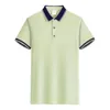 Polo personnalisé Men Men d'été Mentils Coul Couleur Couleur Polo Business Vêtements Luxury Men Tee Shirt Print 240407