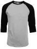 T-shirts B4235 Nytt mode 2023 Hot Sale Summer Autumn Men Oneck 100% Cotton Tshirt Men's Casual 3/4 Sleeve Tshirt Raglan Jersey Shirt