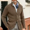 Giacche autunno New Men Giacca a maglia a maglia Allmatch Boutique Abbigliamento Spesso di moda Luxuria Stile Luxio Cardigan