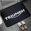 Tapijt Triumph Badkamer Loopmand Zwart Witte deur Mat Tapijt voor thuisdecor Keuken Tapijt Woonkamer Bad Trug Slaapkamer Anti slip vloer MAT T240422