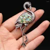 Colliers pendants Broche de pierre de pierre d'agate d'orgale