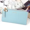 Bolsas de armazenamento Botão Multi Cartão Multi Bolsa Mãe Bolsa Mulheres Pull Tassel Chain Phone Phone Long Long