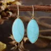 Trendy Summer Earrings For Women 2024 Dangle Earrings For Women Rose Quartz, Black Agate, Turquoise