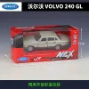 Autos WELLY 1:36 Volvo 240 GL High Simulation Diecast Altal de metal Modelo Modelo de automóviles Regalos de recolección de juguetes para niños