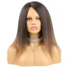 Perruques Natural Soft Afro Pinky Ringal Hair Wigs 14 pouces Synthétique Yaki Hair Wig For Wigs African Wigs Utilisation quotidienne