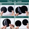 Keychains 30pcs Black Circles Acrylic Blanks Circle Clear Discs Keychain Round With Hole For DIY Crafts 2inch