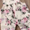 One-Pieces 2018 tout nouveau nouveau-né pour tout-petit bébé Baby Girl Strap Flower Romper Jumps Suitt Sleevel Sunsuit Baby Baby Summer Vêtements 024M