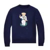 Mens Hoodies Sweatshirts Sweater S Casual Teddy Bear Print Plover Hoodie Sweatshirt Jacket S-2Xl Drop Delivery Apparel Clothing Otq7D
