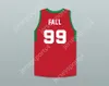 Nome personalizzato Numero Mens Youth/Kids Tacko Fall 99 Maine Red Basketball Jersey 1 S-6xl cuciti in alto